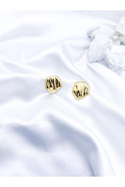 Sii Te Stesso Vintage Yuvarlak Çelik Kadın Küpe