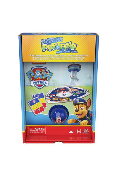Spinmaster Paw Patrol Pop And Find Game
