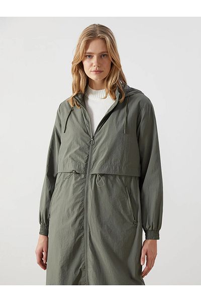 LC Waikiki Γυναικείο αδιάβροχο LCW Modest Hooded