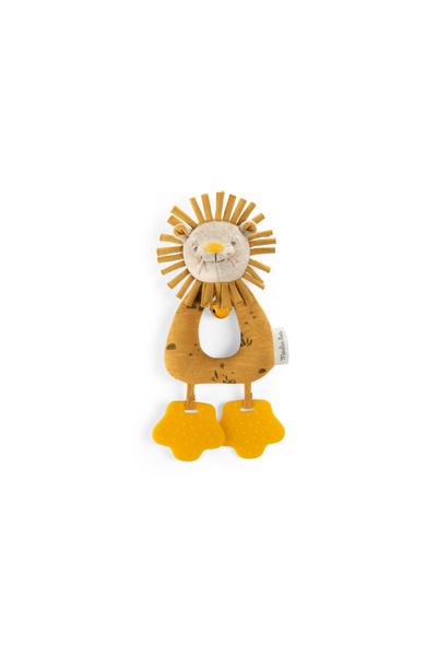 Moulin Roty Jucarie bebe inel zornăitor leu, Moulin Roty, varianta kids plus