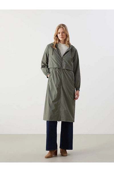 LC Waikiki Γυναικείο αδιάβροχο LCW Modest Hooded