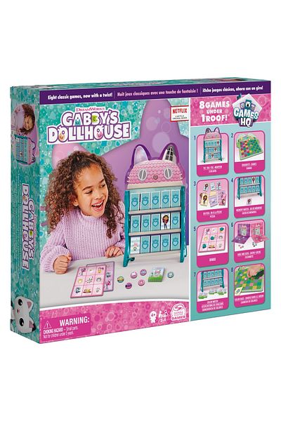 Spinmaster Gabbys Dollhouse Game HQ