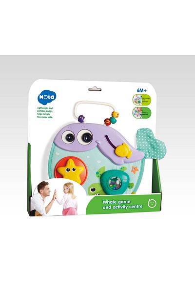 Jucarii Bebe Whale-Shaped Activity Center
