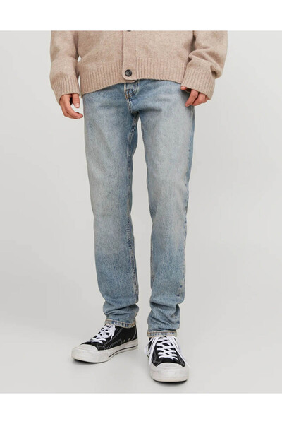 Jack & Jones Erkek Jean Pantolon Mavi 12252815 Jjıerık Jjcooper Sbd 519 Noos