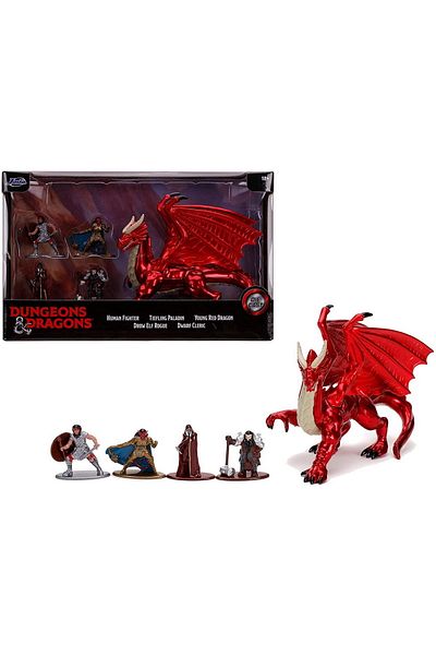 Toys SET OF 5 DUNGEONS DRAGONS METAL NANO FIGURINES 4 CM