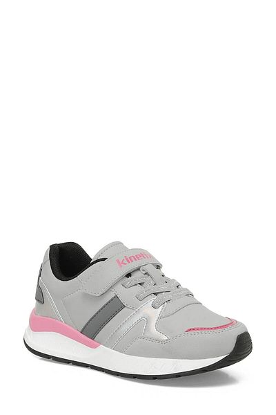 Kinetix Light Gray Girl's Sneaker - 101741637   4F Gente Pu F 4Pr
