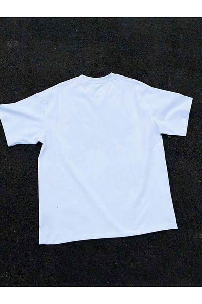 AMMA Μπλουζάκι Unisex Lip Printed Oversize 100% βαμβακερό