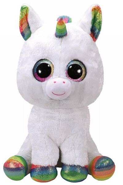 TY Plus Ty 42Cm Boos Pixy Unicorn Alb