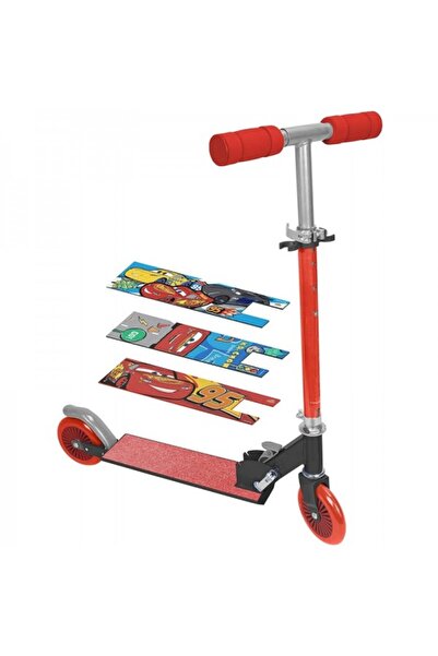 Saica Dětská koloběžka Saica Cars na 2 kolech se 3 samolepkami