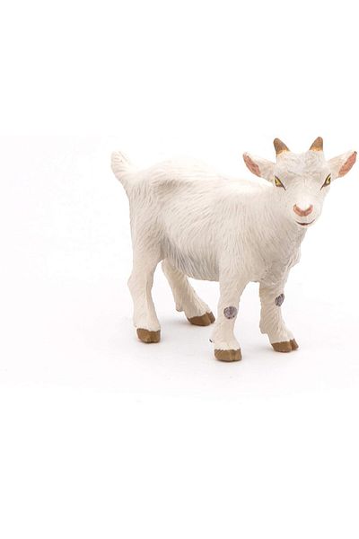 Papo White Goat Figurine
