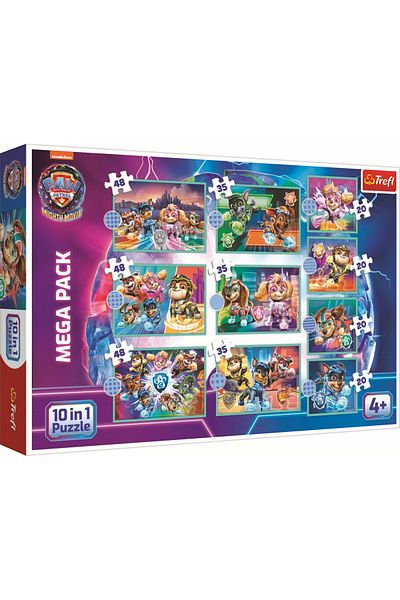 Trefl 10 in 1 Puzzle Paw Patrol Paw Team