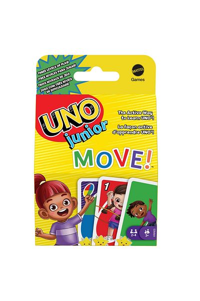 mattel Uno Junior Move Playing Cards