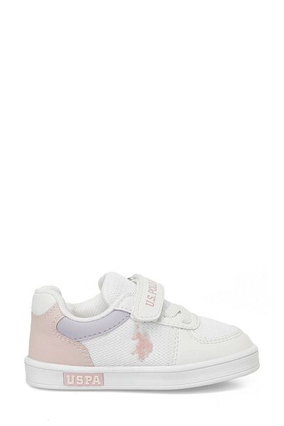 U.S. Polo Assn. حذاء رياضي للفتيات باللون الأبيض من Carren 5fx A 101952592