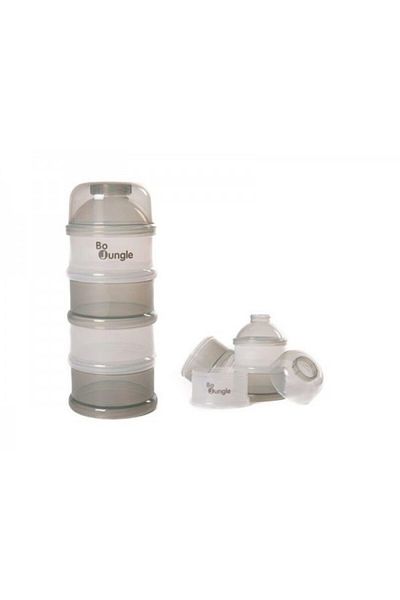 OEM BO Jungle grey milk powder containers with 4 compartments