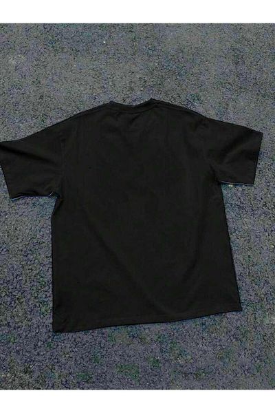 AMMA Unisex Lip Printed Oversize 100% Cotton T-Shirt