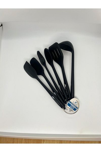 GenelTedarik Ivory Silicone Ladle Set