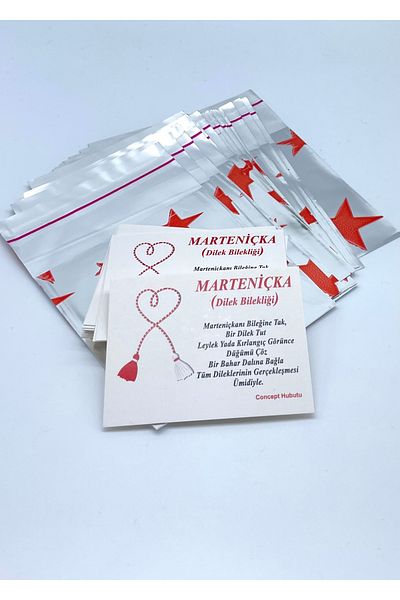 Concept HuBuTU Luxury Martenish Set: Wish Bracelet with 2 Gelatin Cards