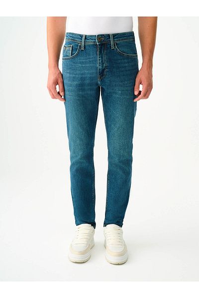 Loft Ανδρικό τζιν παντελόνι Ricardo Slim Fit - Petrol Lf 2037020