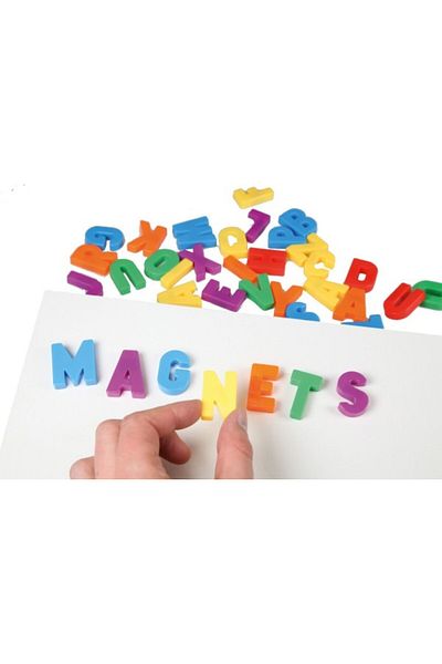 LENA Set of 36 Multicolored Magnetic Capital Letters 3 Cm Length