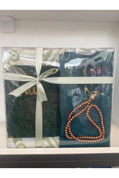 ZENGİN Mevlid ,Çeyizlik 4lü Hediye Seti  (İnce Seccade, Püsküllü 99lu Tesbih,...