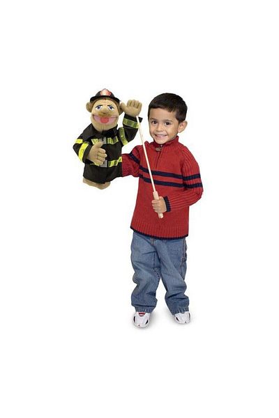 Melissa & Doug Μεγάλη μαριονέτα χειρός πυροσβέστη