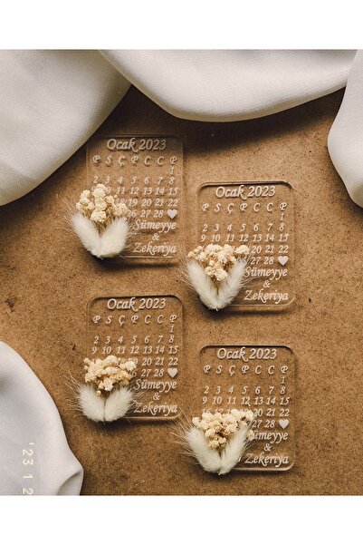 BASKILI HEDİYE TOZUM Söz Nişan Magnet 30 Adet