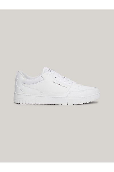 Tommy Hilfiger White Sneaker - Brand Logo, Lace-up and Anti-Slip Sole FM0FM05040-YBS