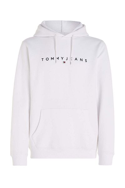 Tommy Hilfiger Men's Logo Stylish White Sweatshirt with Doors Dm0Dm17985-Ybr
