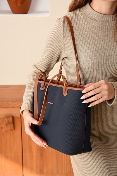 POLO CLUB Geantă de umăr cu 4 compartimente pentru femei Lacos Fabric Just Polo