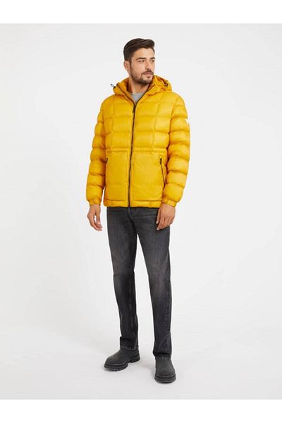 Guess Ανδρικό παλτό από πούπουλα χήνας Light Puffa Jkt Real Down