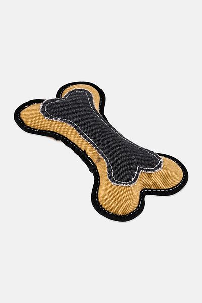 NUTRAPET Juicy Bone Toy For Dog, Black