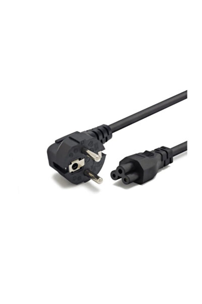 Primepc Notebook Laptop Şarj Adaptörü 3lü Yonca Power Güç Kablosu