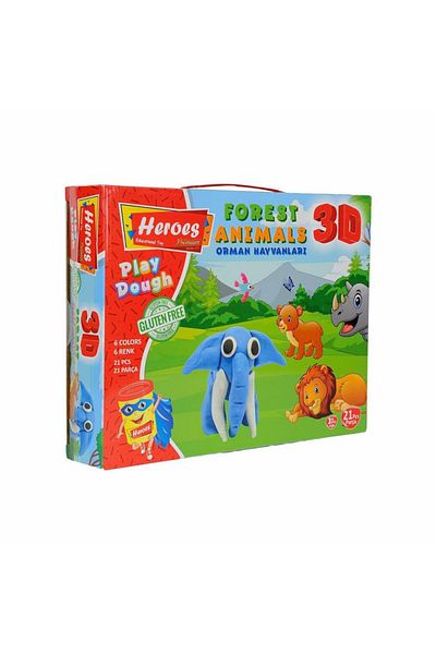 just cheap store Ern-571 Heroes 3D Forest Animals Set - Eren Educational Toy