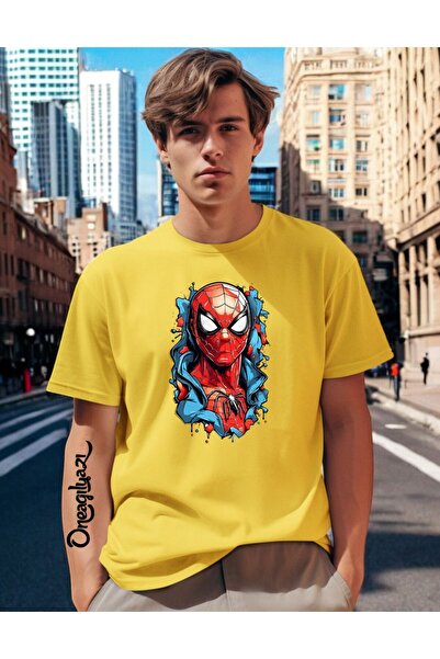 oneagılyazı Printed Men's Oversize T-shirt