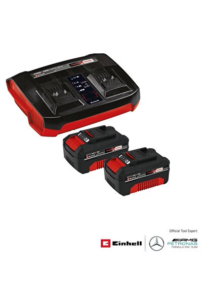 Einhell 18V 2x4,0 Ah PXC Twincharger Kit, Akü & Şarj Cihazı