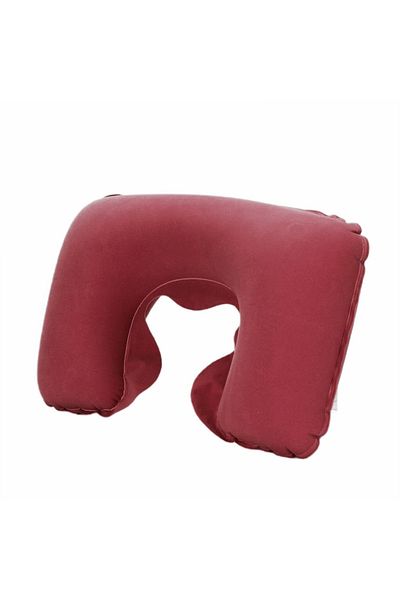 Boldy Orthopedic Inflatable Neck Pillow - Travel and Camping Pillow - Velvet 1 PC