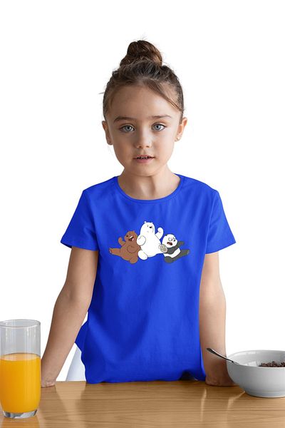 New Shine 1 tricou este un cadou pentru achiziții de 6 și mai sus în coș - Tricou cu mânecă scurtă imprimat pentru copii