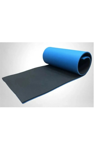 PLUSSPORT 15 MM EN KALIN EGZERSİZ PİLATES MİNDERİ KAMP YOGA MAT ÇİFT TARAFLI 180X60 PEMBE SİYAH MAVİ