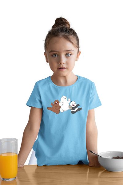 New Shine 1 tricou este un cadou pentru achiziții de 6 și mai sus în coș - Tricou cu mânecă scurtă imprimat pentru copii