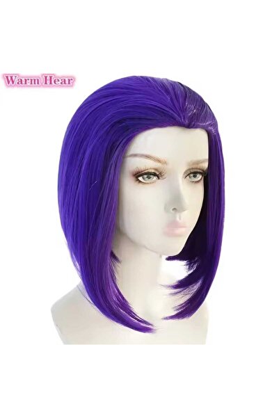 Butic Anime Cosplay Raven Teen Titans Peruk Anime Kawaii Peruk Lolita Peruk