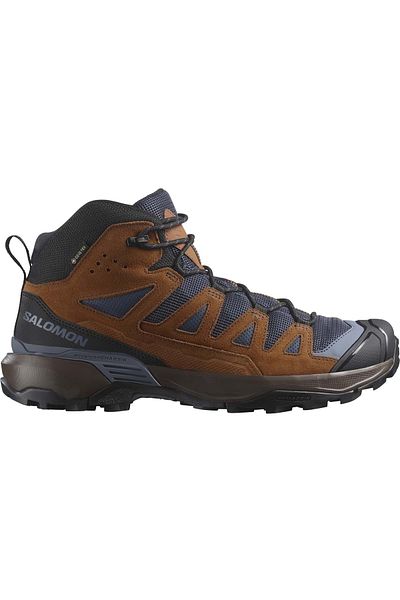 Salomon Ανδρικές μπότες πεζοπορίας X Ultra 360 Leather Mid Gore-tex Καφέ ανδρικές εξωτερικές μπότες