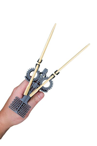 3D Brothers Mechanical Dynamic Gear Chopsticks for an Interactive and Easy Dining Experience