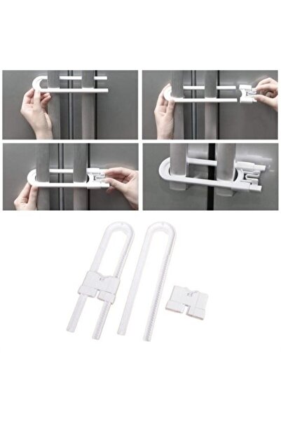 ForWhat Κλειδαριά ασφαλείας για συρτάρια με ράγα προστασίας για την ασφάλεια του μωρού