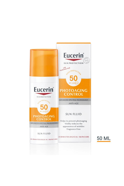 Eucerin Photoaging Control SPF 50, Yüksek UVA/UVB Koruma, Kırışıklık Karşıtı,...