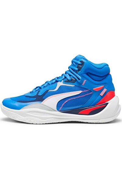 Puma Μπλε ανδρικά παπούτσια μπάσκετ Playmaker Pro Mid