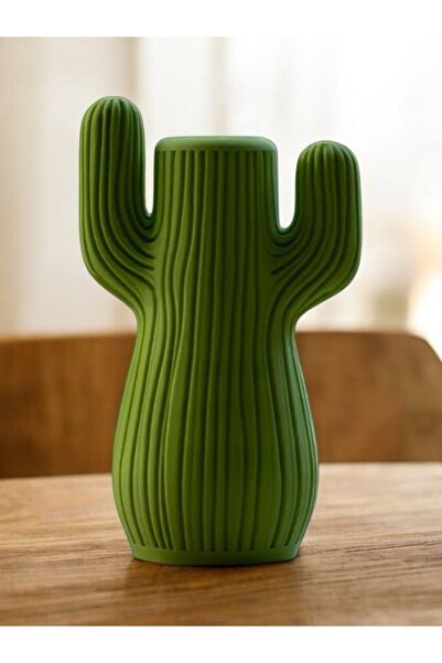 GRAUHAUS Διακοσμητικό Βάζο Κάκτου Διακόσμηση Καφέ Μποέμ Διακόσμηση