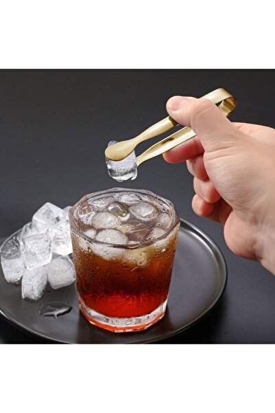 Fırsat Sende Gold Şeker Maşası Buz Maşası 2 Adet