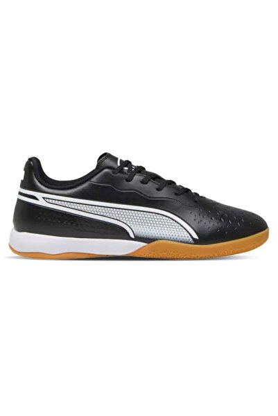 Puma حذاء كرة قدم صالة احترافي من كينج ماتش IT 107261-01، أسود