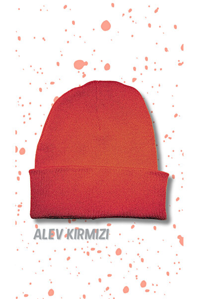 oheryerde Unisex Katlamalı Bere RENGARENK