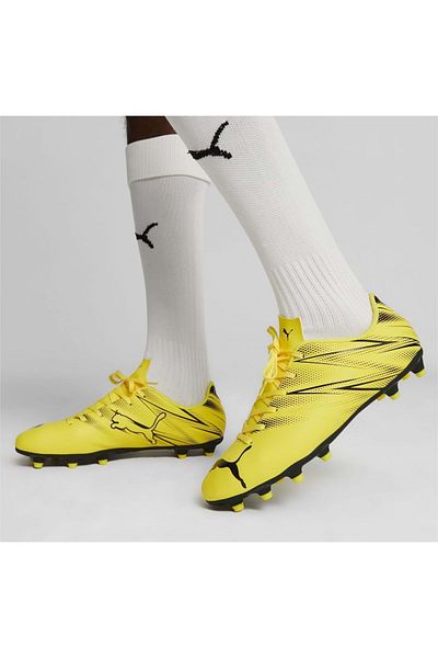 Puma Pantofi de fotbal pentru bărbați Attacanto Fg/ag Yellow Blaze- Black 10747702